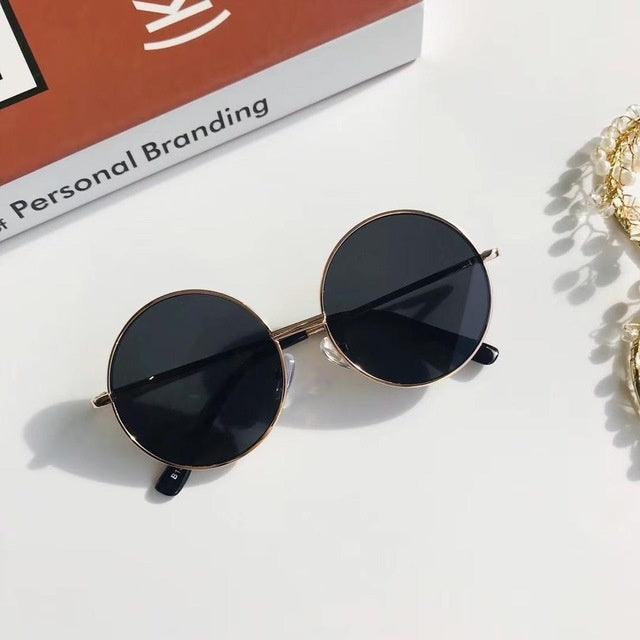 Vintage Round Kids Sunglasses - PeppyPebbles