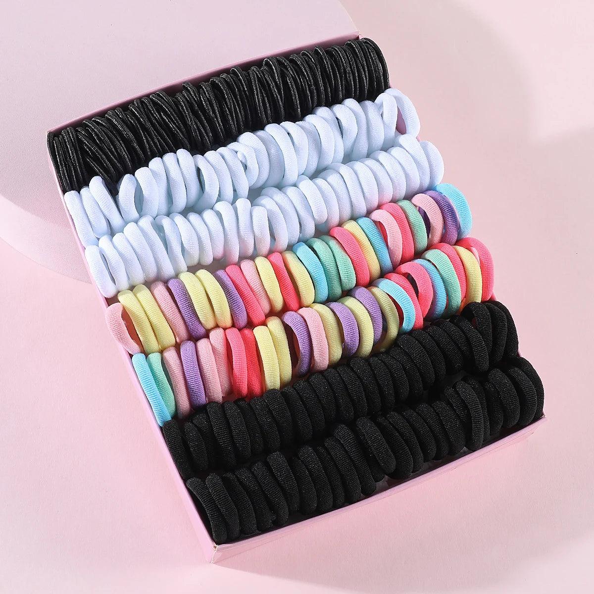 Colorful Kids Hair Bands Set - PeppyPebbles