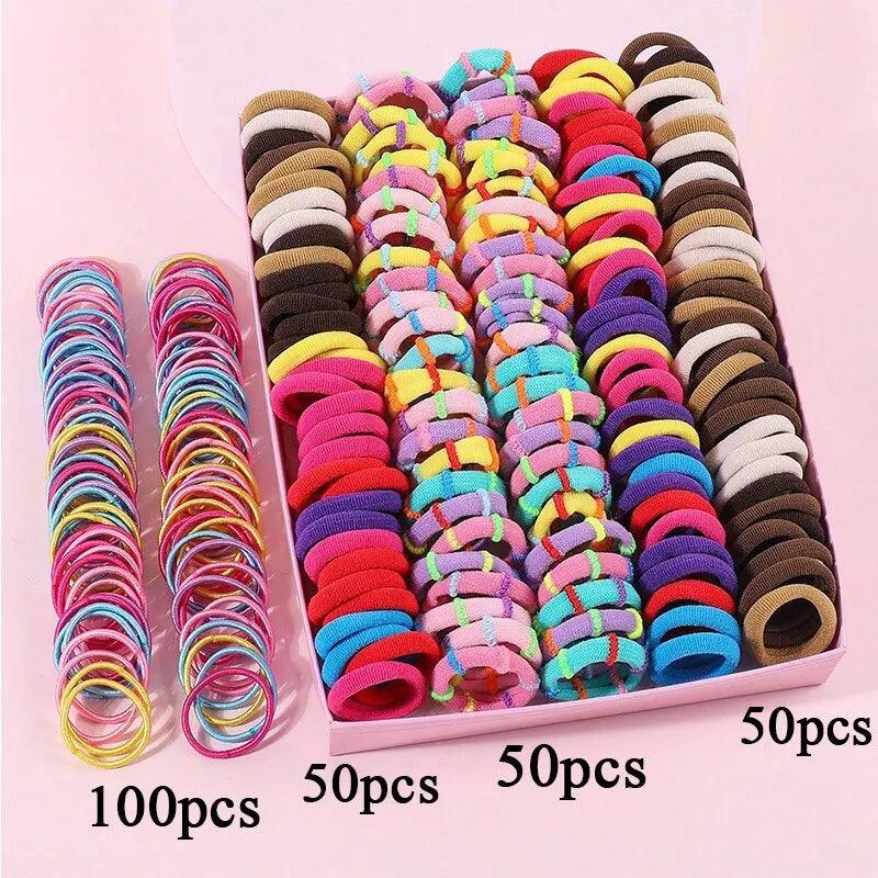 Colorful Kids Hair Bands Set - PeppyPebbles