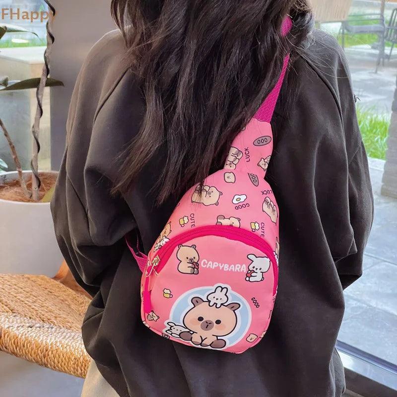 Capybara Kids Crossbody Bag - PeppyPebbles