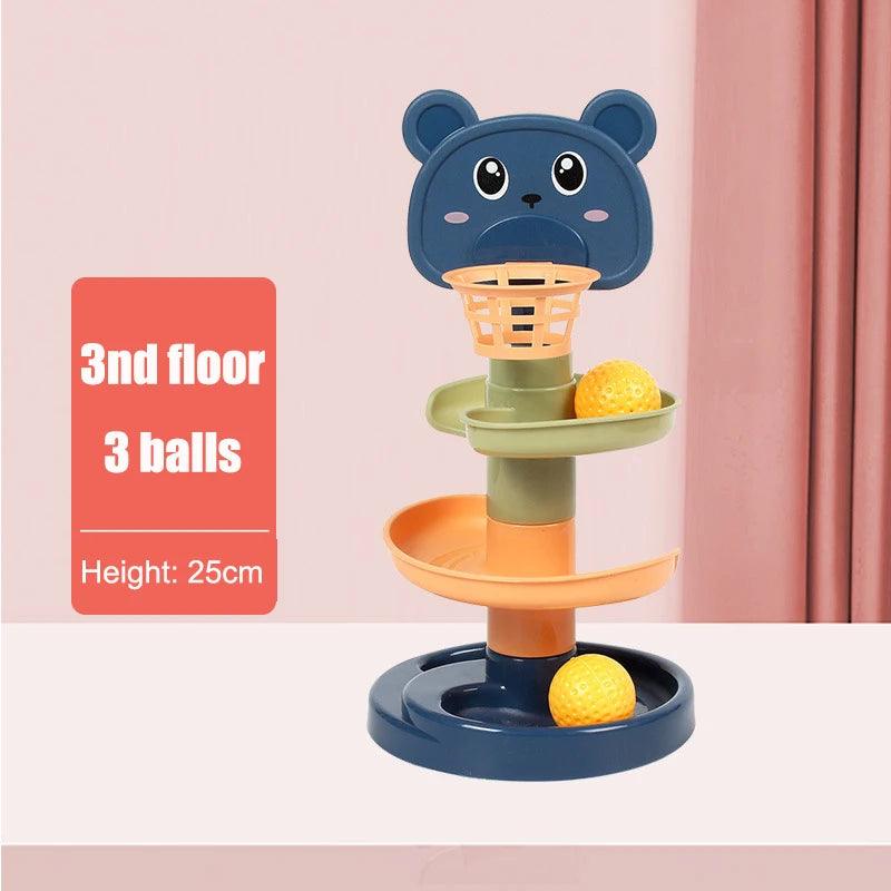 Colorful Ball Rolling Tower - PeppyPebbles