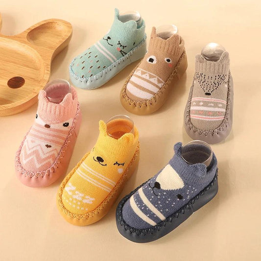 Cute Baby Socks Shoes First Walkers - PeppyPebbles