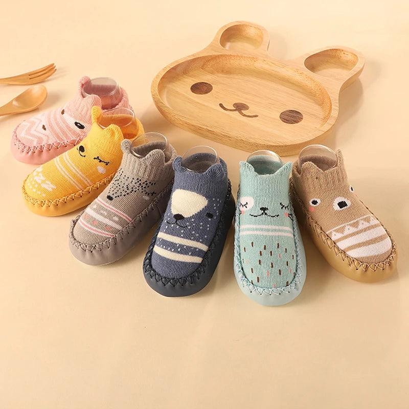 Cute Baby Socks Shoes First Walkers - PeppyPebbles