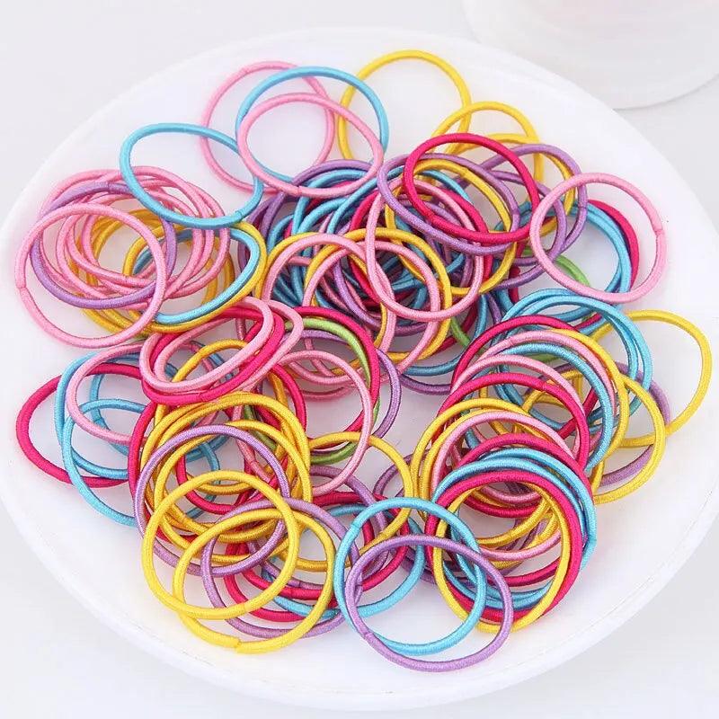 Colorful Kids Hair Bands Set - PeppyPebbles