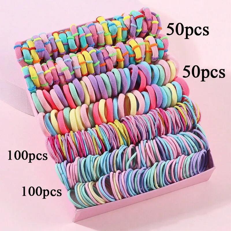 Colorful Kids Hair Bands Set - PeppyPebbles